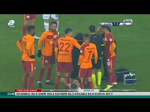 Atiker Konyaspor 2-2 Galatasaray | Geniş Özet  | ZTK Çeyrek Final | 01.02.2018 | a spor