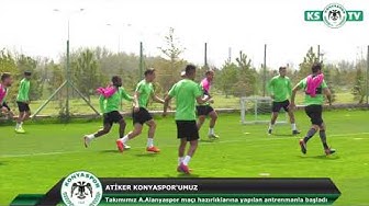 Atiker Konyaspor’umuz A.Alanyaspor maçı hazırlıklarına başladı