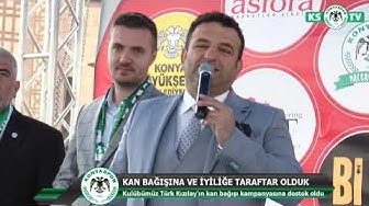 Kan bağışına ve iyiliğe taraftar olduk