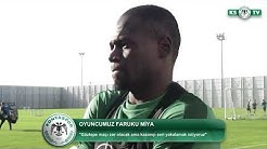 Oyuncumuz Faruku Miya “Önümüzdeki maçı da kazanarak galibiyet serisi yakalamak istiyoruz”