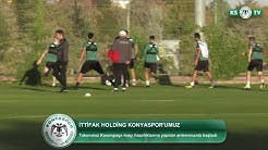 İttifak Holding Konyaspor’umuzda Kasımpaşa maçı hazırlıkları başladı
