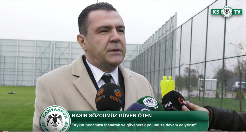 Basın Sözcümüz Güven Öten “Teknik heyetimize ve takımımıza güvenimiz tam”