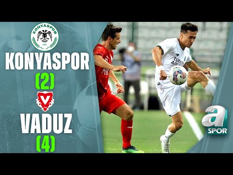 Arabam.com Konyaspor 2-4 Vaduz MAÇ ÖZETİ (UEFA Konferans Ligi 3. Eleme Turu 2. Maçı) 11.08.2022