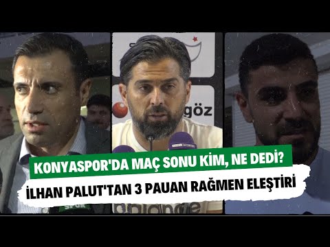 Konyaspor’da maç sonu kim, ne dedi? | İlhan Palut’tan galibiyete rağmen eleştiri