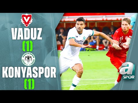 Vaduz 1-1 Arabam.com Konyaspor MAÇ ÖZETİ (UEFA Konferans Ligi 3. Eleme Turu 1. Maçı) 04.08.2022